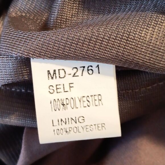 Minuet Peach and Taupe Sleeveless Dress - Picture 6 of 10